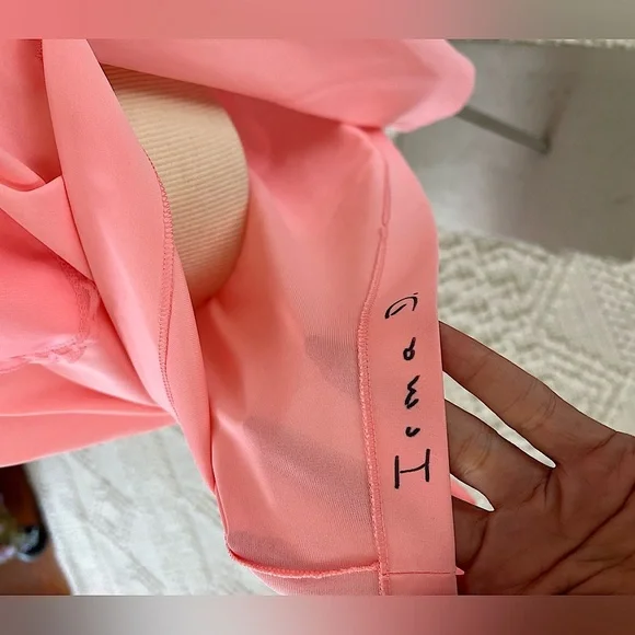 Vintage 60s 70s Shadowline Light Pink Gown Ruffles & Pockets - Picture 5 of 6